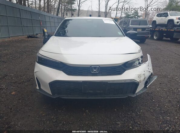 2HGFE2F53SH587868 2025 HONDA CIVIC Белый Вид щитка приборов