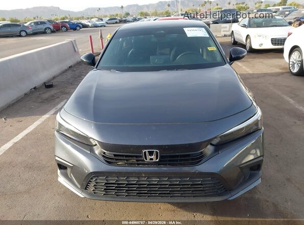 2HGFE2F54NH551210 2022 HONDA CIVIC Gray Vista del cuadro de instrumentos