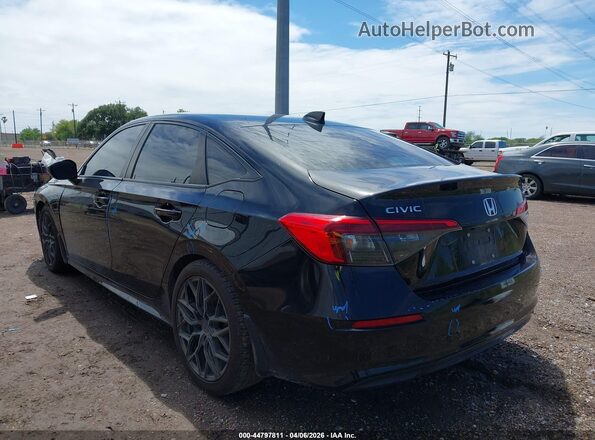 2HGFE2F54PH533437 2023 HONDA CIVIC Black Trasero izquierdo