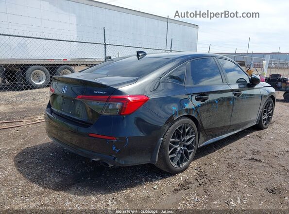 2HGFE2F54PH533437 2023 HONDA CIVIC Black Trasero derecho