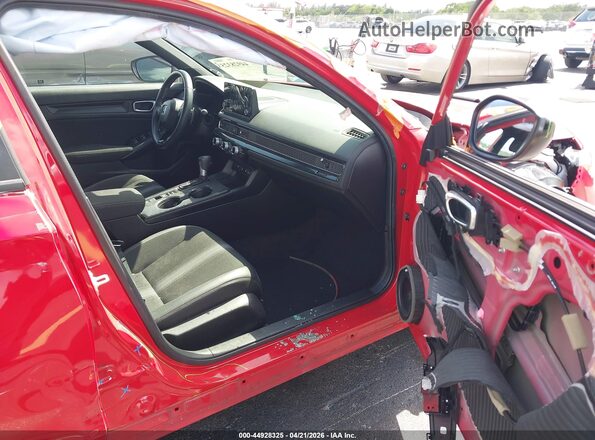 2HGFE2F54SH515917 2025 HONDA CIVIC Красный Вид салона спереди