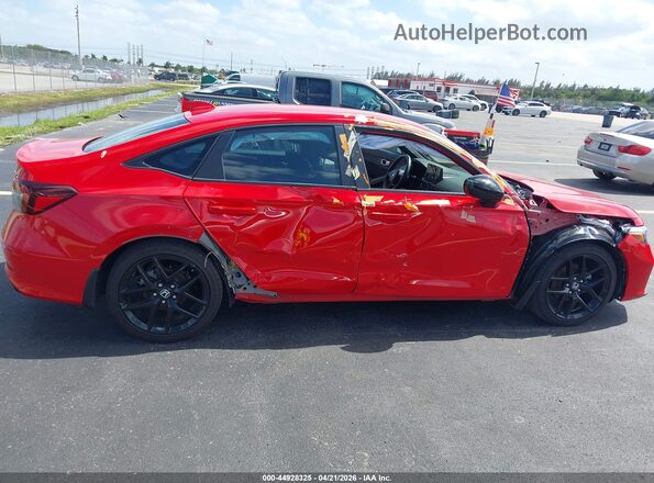2HGFE2F54SH515917 2025 HONDA CIVIC Красный Вид спереди