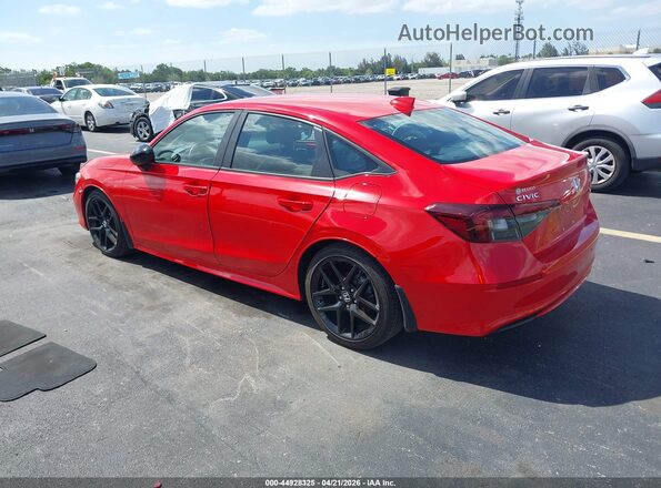 2HGFE2F54SH515917 2025 HONDA CIVIC Красный Задняя левая четверть