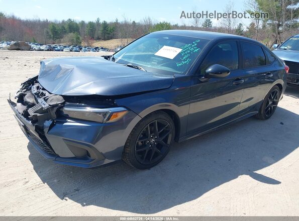 2HGFE2F55NH515932 2022 HONDA CIVIC Gray 