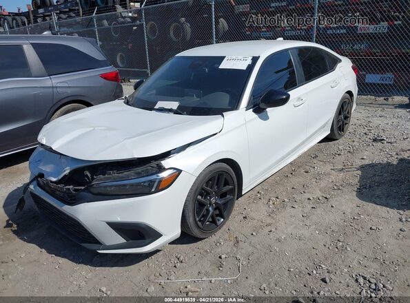 2HGFE2F55NH521293 2022 HONDA CIVIC White Przód lewy