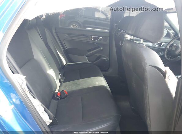 2HGFE2F55NH576181 2022 HONDA CIVIC Blue Widok naklejki z numerem VIN