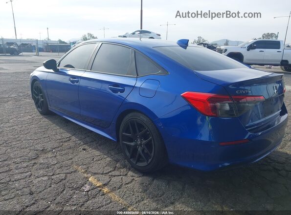 2HGFE2F55NH576181 2022 HONDA CIVIC Blue Tył lewy