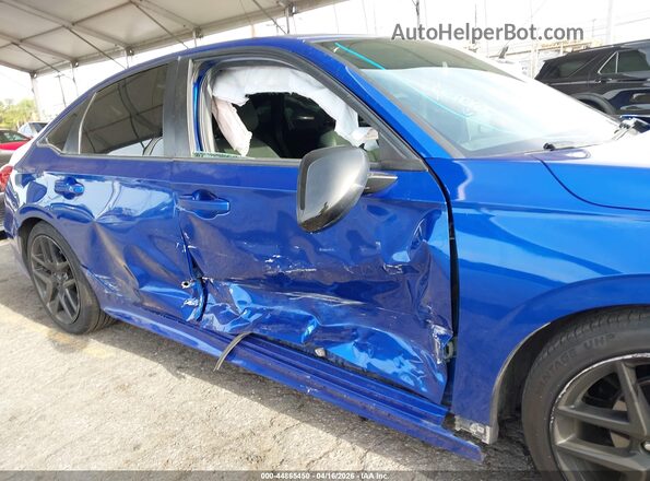 2HGFE2F55NH576181 2022 HONDA CIVIC Blue Widok z przodu