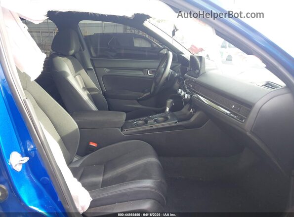 2HGFE2F55NH576181 2022 HONDA CIVIC Blue Widok wnętrza z przodu