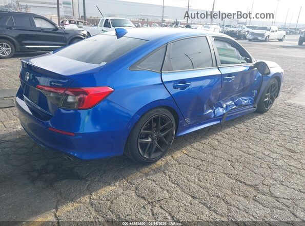 2HGFE2F55NH576181 2022 HONDA CIVIC Blue Tył prawy