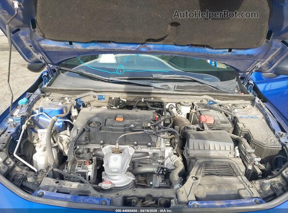 2HGFE2F55NH576181 2022 HONDA CIVIC Blue Widok z tyłu