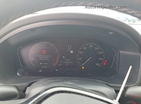 2HGFE2F55PH556371 2023 HONDA CIVIC Black Սարքավորումների վահանակի տեսք