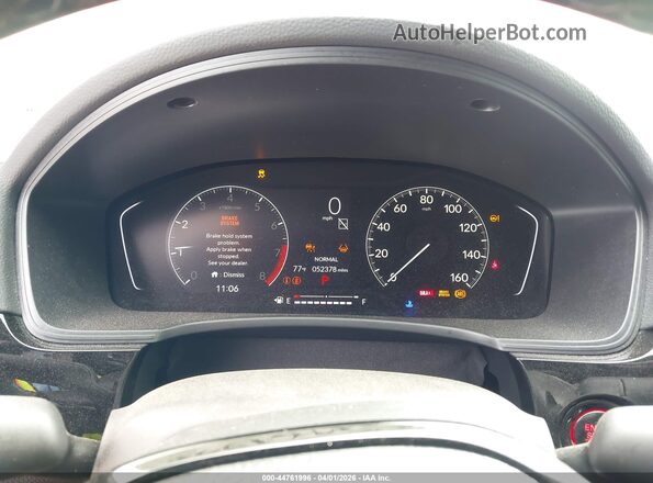 2HGFE2F55RH553148 2024 HONDA CIVIC Red უკანა სავარძლების ხედი