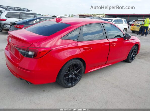2HGFE2F55RH553148 2024 HONDA CIVIC Red უკანა მარჯვენა