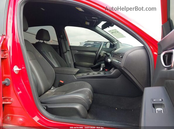 2HGFE2F55RH553148 2024 HONDA CIVIC Red წინა სალონის ხედი