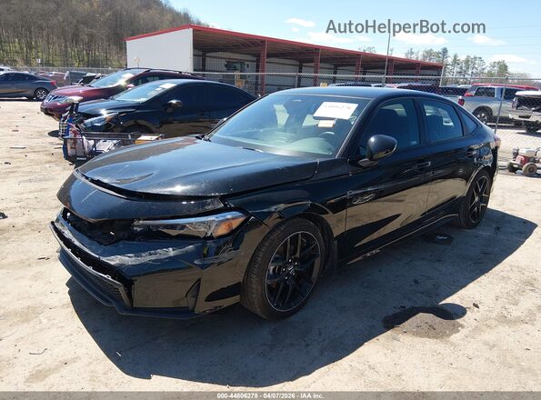 2HGFE2F55TH515572 2026 HONDA CIVIC Черный Передняя левая четверть
