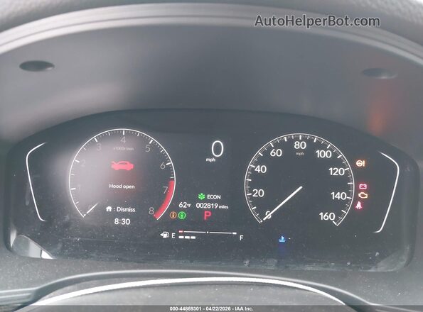 2HGFE2F55TH519461 2026 HONDA CIVIC White Vista de los asientos traseros