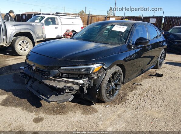 2HGFE2F56NH531606 2022 HONDA CIVIC Black Front left