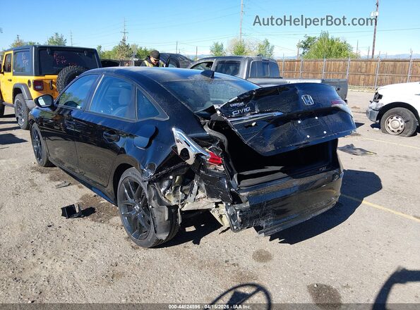 2HGFE2F56NH531606 2022 HONDA CIVIC Black Rear left