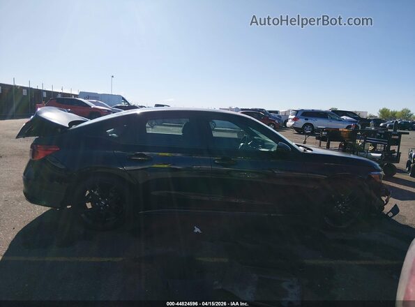 2HGFE2F56NH531606 2022 HONDA CIVIC Black Rear interior view