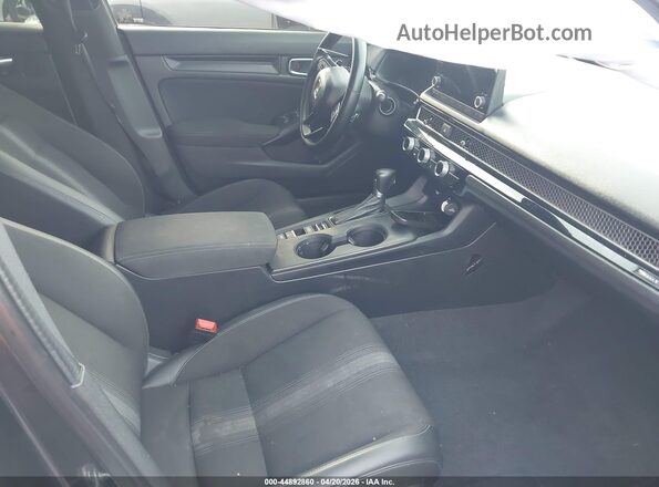 2HGFE2F56NH512084 2022 HONDA CIVIC Gray Вид салону спереду