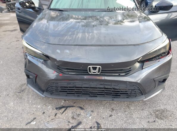 2HGFE2F56NH512084 2022 HONDA CIVIC Gray Вид спереду