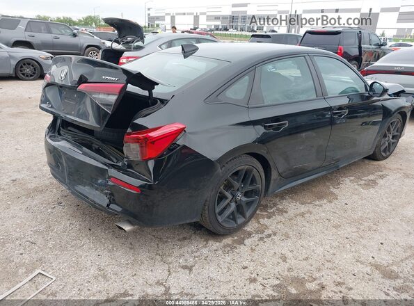 2HGFE2F56NH515762 2022 HONDA CIVIC Черный Задняя правая четверть