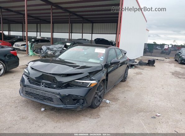 2HGFE2F56NH515762 2022 HONDA CIVIC Черный Передняя левая четверть