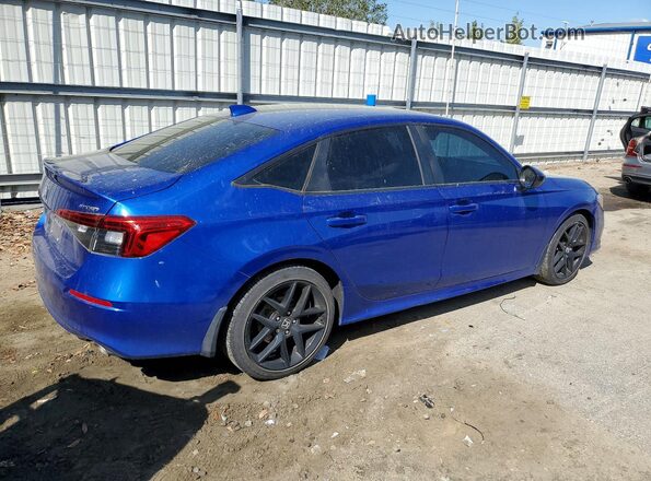 2HGFE2F56NH562192 2022 HONDA CIVIC Blue Rear right