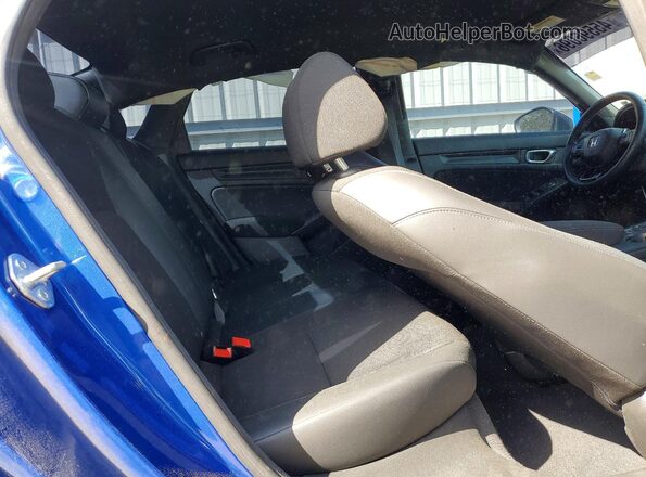2HGFE2F56NH562192 2022 HONDA CIVIC Blue Rear seats view
