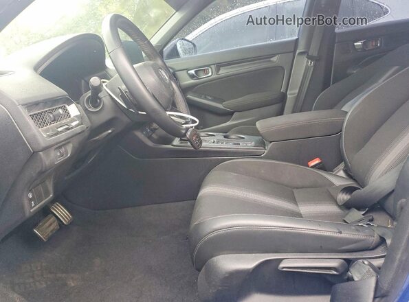 2HGFE2F56NH562192 2022 HONDA CIVIC Blue Front interior view