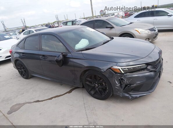 2HGFE2F56NH596729 2022 HONDA CIVIC Gray 