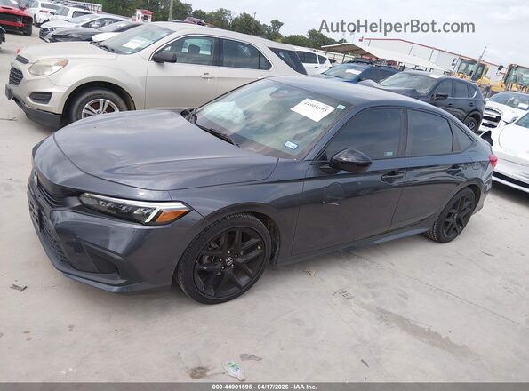 2HGFE2F56NH596729 2022 HONDA CIVIC Gray 