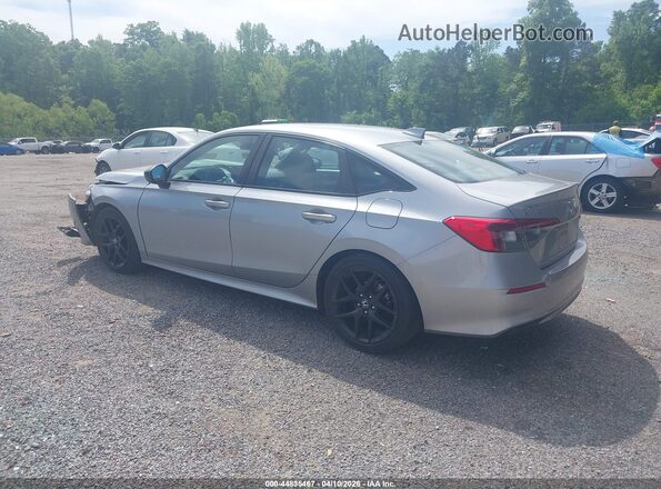 2HGFE2F56PH567444 2023 HONDA CIVIC Серебряный Задняя левая четверть