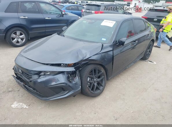 2HGFE2F56RH572985 2024 HONDA CIVIC Gray Front left