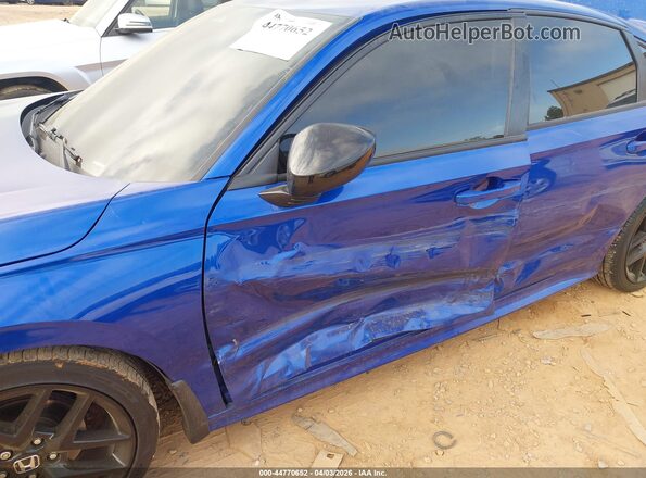 2HGFE2F56RH576955 2024 HONDA CIVIC Blue Front view
