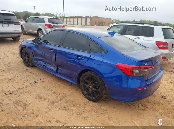 2HGFE2F56RH576955 2024 HONDA CIVIC Blue Rear left