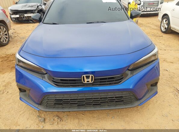 2HGFE2F56RH576955 2024 HONDA CIVIC Blue Instrument cluster view