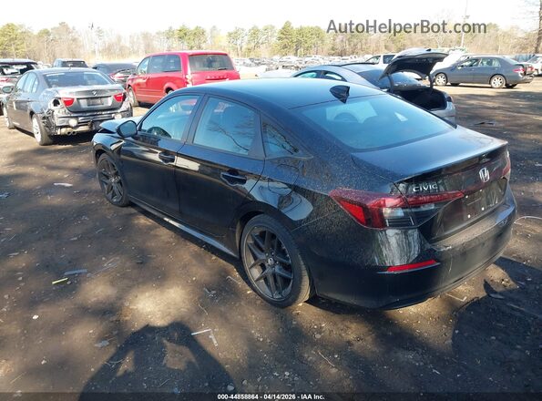 2HGFE2F56SH533027 2025 HONDA CIVIC Black უკანა მარცხენა