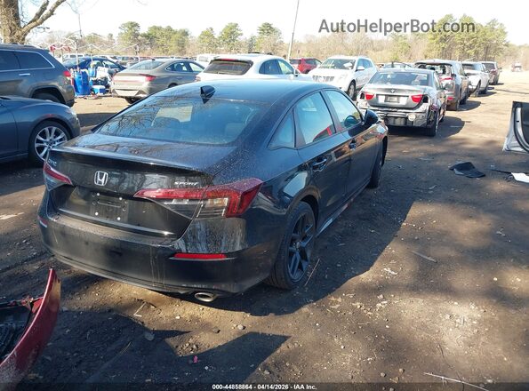2HGFE2F56SH533027 2025 HONDA CIVIC Black უკანა მარჯვენა