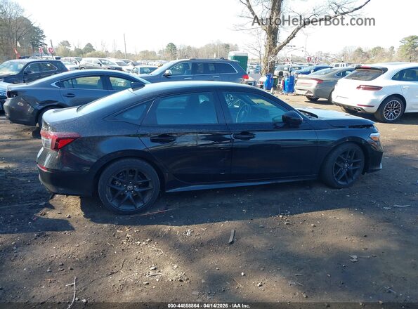 2HGFE2F56SH533027 2025 HONDA CIVIC Black უკანა სალონის ხედი