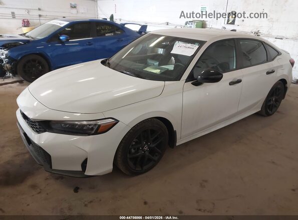 2HGFE2F56SH544707 2025 HONDA CIVIC Белый Передняя левая четверть