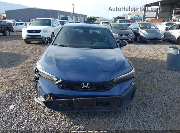 2HGFE2F56TH503415 2026 HONDA CIVIC Blue Dashboard view