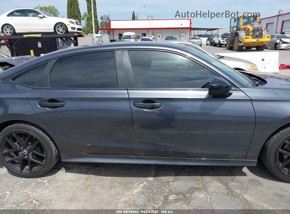 2HGFE2F57NH524695 2022 HONDA CIVIC Gray Vista interior trasera
