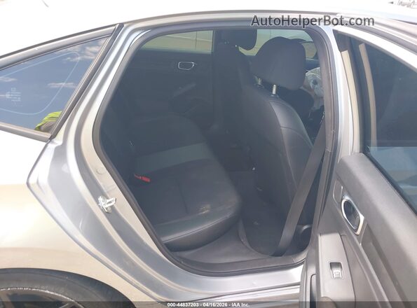 2HGFE2F57NH583892 2022 HONDA CIVIC Silver Widok naklejki z numerem VIN