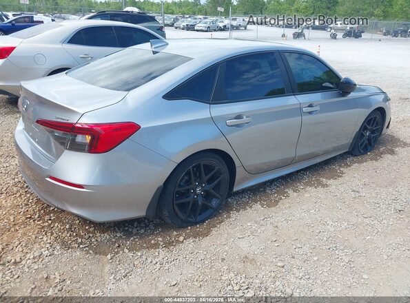 2HGFE2F57NH583892 2022 HONDA CIVIC Silver Tył prawy