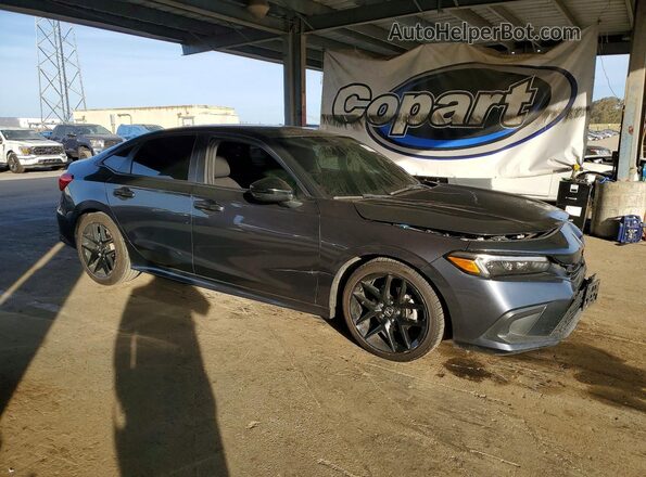 2HGFE2F57NH607267 2022 HONDA CIVIC Charcoal Przód prawy