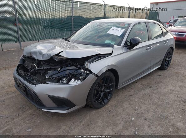 2HGFE2F57RH562076 2024 HONDA CIVIC Silver Առջևի ձախ երեք քառորդ տեսարան