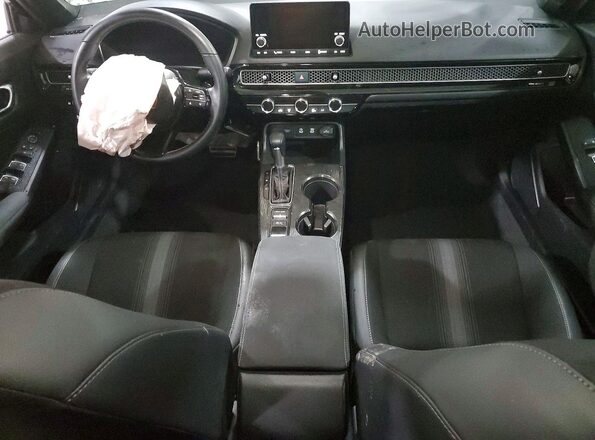 2HGFE2F57SH501087 2025 HONDA CIVIC Black Առջևի վահանակի տեսք