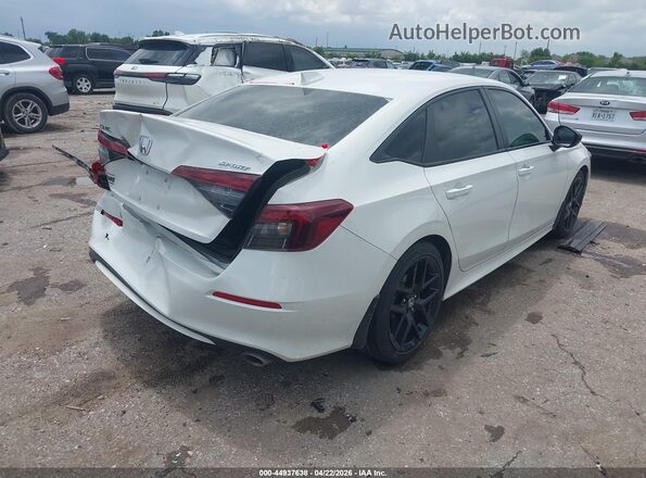 2HGFE2F57SH535448 2025 HONDA CIVIC White Հետևի աջ